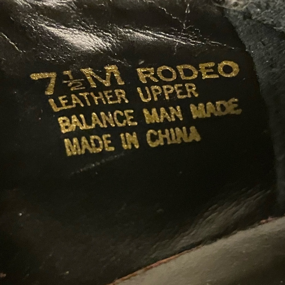 EUC Ellemenno Coastal Cowgirl Black Ankle Boots Booties Western Like New Sz 7.5M - Picture 4 of 11